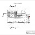 1 фрагмент плана гардеробной в ЖК Рождественский