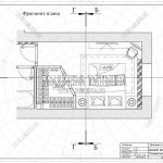 1 фрагмент плана спальни гардеробной ЖК Пироговская Ривьера