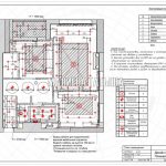 План освещения без мебели в дизайн проекте Малиевой Татьяны в ЖК Савеловский Сити, Москва 2018