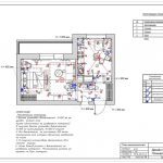 План выключателей в дизайн проекте в Мытищах ЖК Спутник