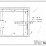 План обмеров из дизайн проекта Малиевой Татьяны в Лобне 2019