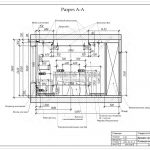 2 разрез спальни А-А