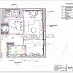 План отделки стен в дизайн проекте Малиевой Татьяны в ЖК Савеловский Сити, Москва 2018