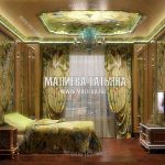 Дизайн гостевой спальни в оливковом цвете