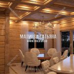 Классическая кухня в деревянном доме