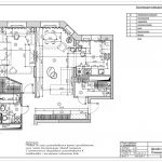 План мебели с размерами в дизайн проекте Малиевой Татьяны, Лобня