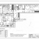 8 план мебели с размерами (Дизайн проект ЖК Эталон Сити)