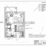 План мебели с размерами - дизайн проект ЖК Яуза Парк 2019