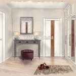 Эскиз кухни в дизайн проекте ЖК Спутник (Мытищи)