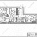 Планировка двухкомнатной квартиры в ЖК Пироговская Ривьера