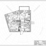 Вариант 3 - планировка однокомнатной квартиры в ЖК Солнечная система, Химки