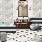 Коллаж ванной комнаты в ЖК Савеловский Сити