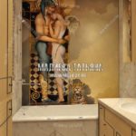 Вариант ванной 1 в дизайн проекте Малиевой Татьяны Люберцы 2019