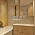 Вариант ванной 2 в дизайн проекте Малиевой Татьяны Люберцы 2019