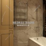 Вариант ванной 3 в дизайн проекте Малиевой Татьяны Люберцы 2019