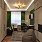 Вариант спальни сына 1 в дизайн проекте Малиевой Татьяны Люберцы 2019