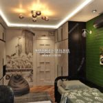 Вариант спальни сына 3 в дизайн проекте Малиевой Татьяны Люберцы 2019