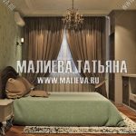 Дизайнерская спальня от Малиевой Татьяны в ЖК Новое Медведково
