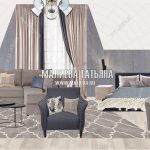 Коллаж мансарды в частном доме Попертники вариант 1