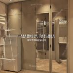 Современная гардеробная в дизайн проекте Малиевой Татьяны Люберцы 2019