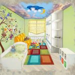Эскиз детской комнаты в ЖК Эталон Сити